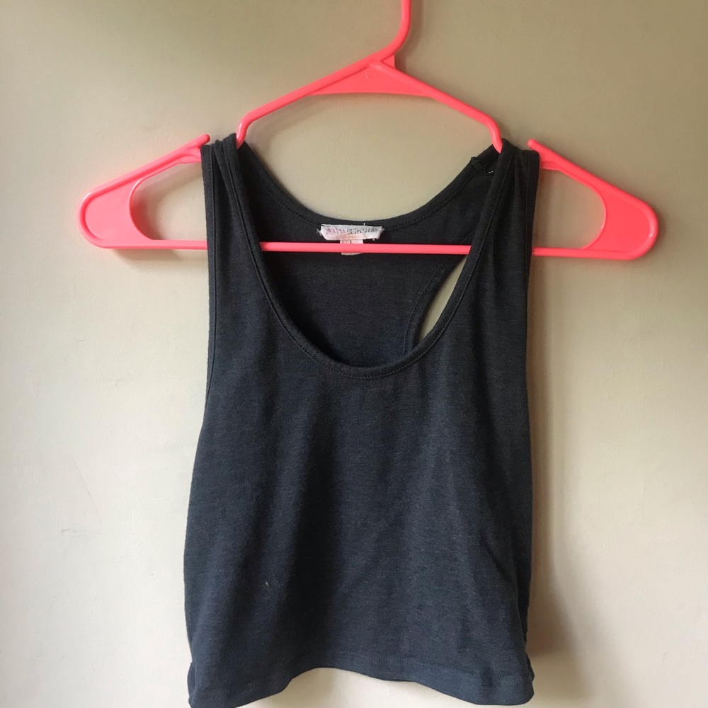 Black crop top